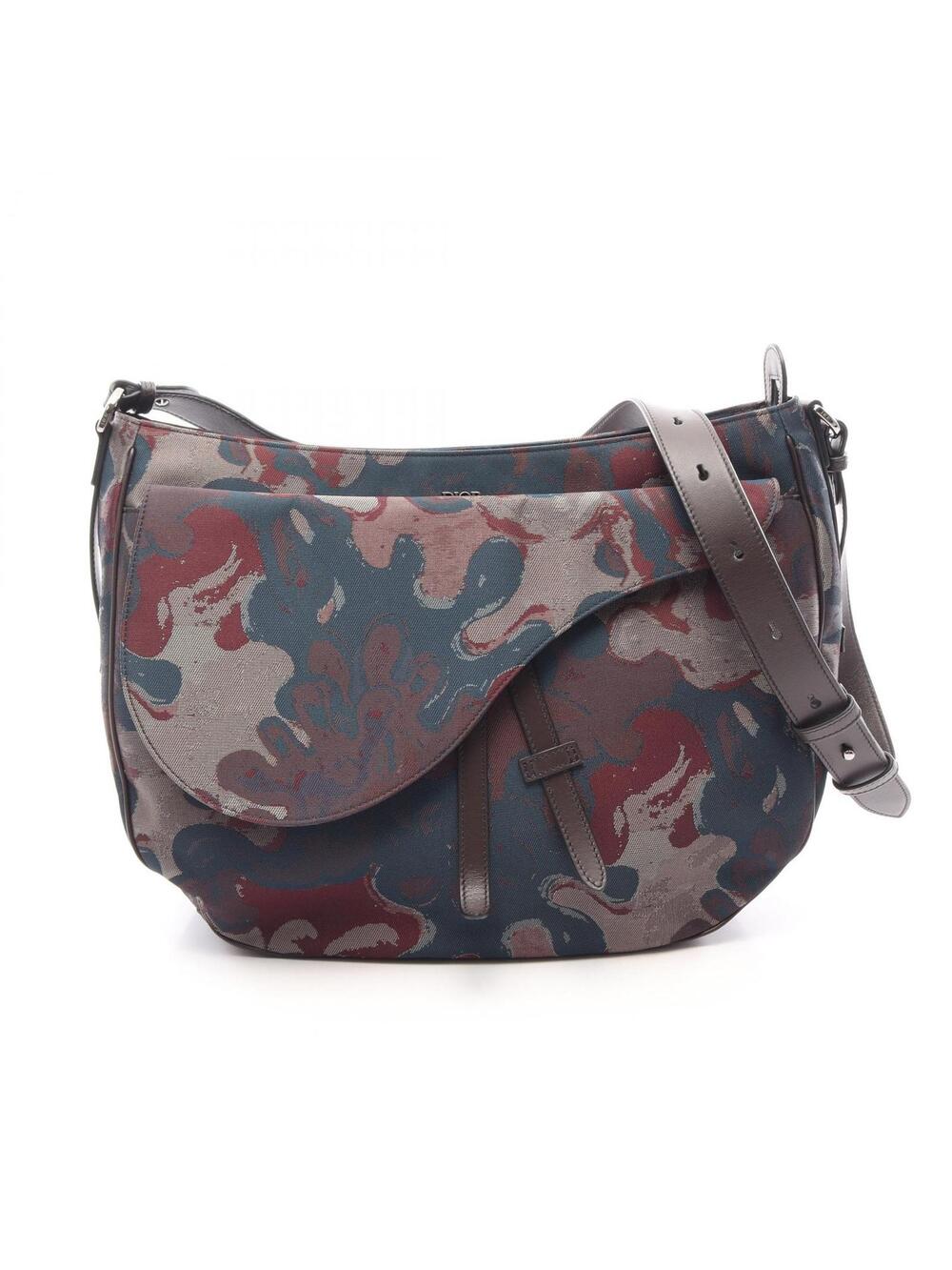 Dior × Peter Doig Saddle Shoulder Bag #341251D14B